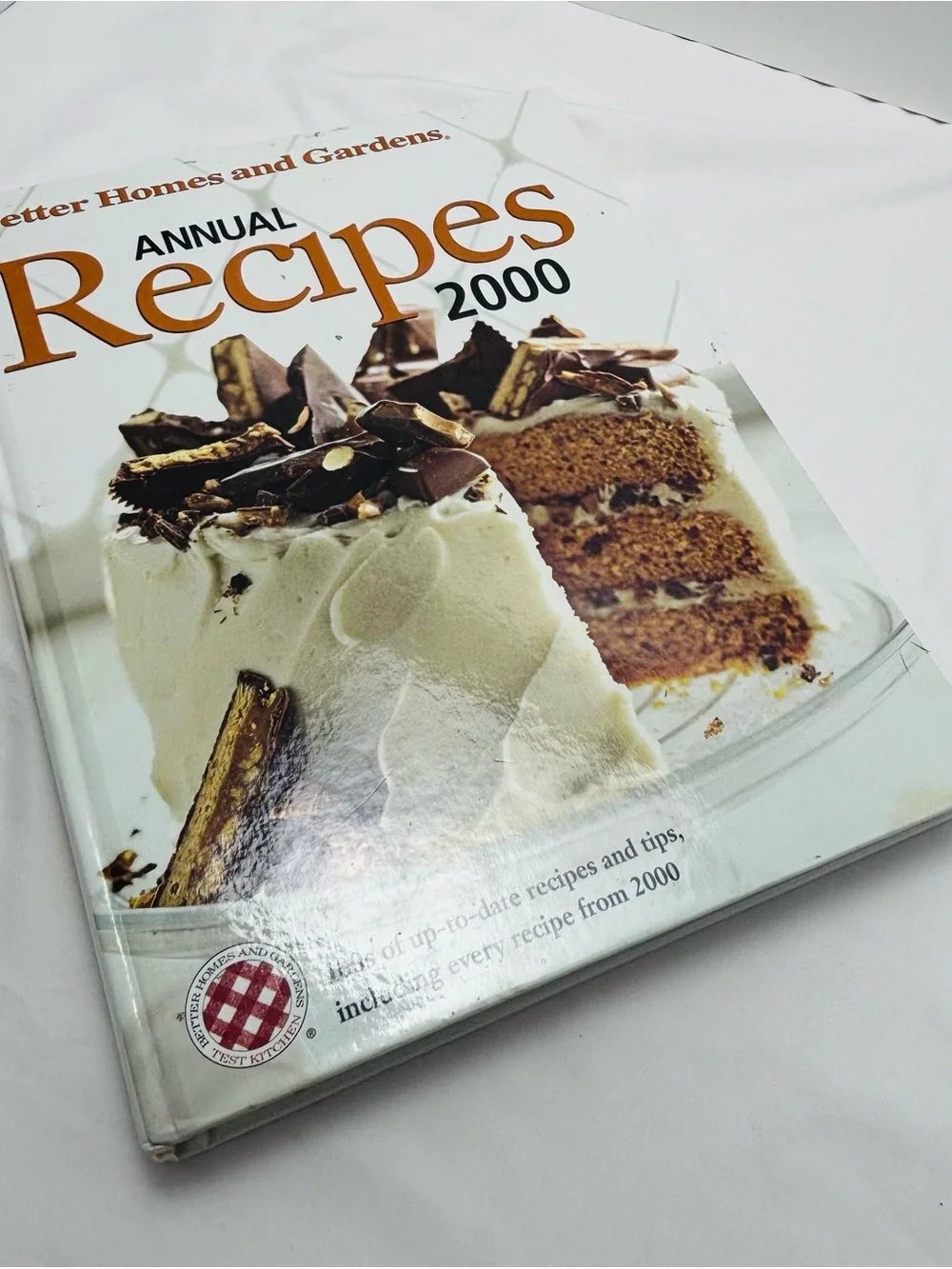 Better Homes And Gardens Annual Recipes Stack - White with Multicolor Titles